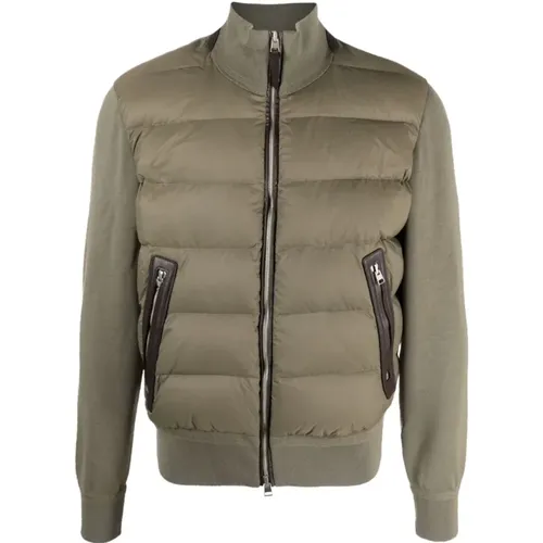 Padded Jacket with Zip Closure , male, Sizes: 2XL - Tom Ford - Modalova