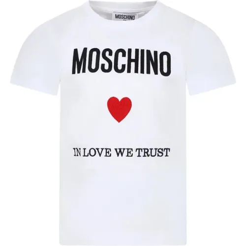 Verspieltes Baumwoll-T-Shirt - Moschino - Modalova