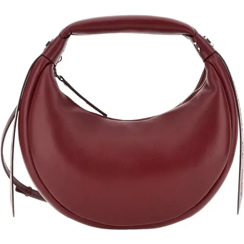 Bordeaux Leder Hobo Tasche Hogan - Hogan - Modalova