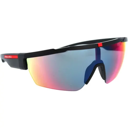 Sport Sonnenbrille mit Spiegelgläsern - Prada - Modalova