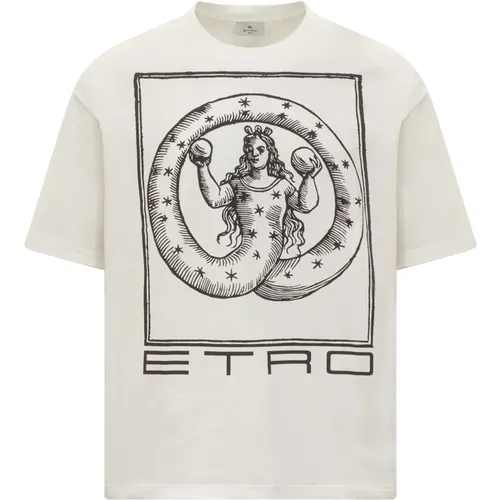 Bedruckte T-Shirt Kollektion , Herren, Größe: S - ETRO - Modalova
