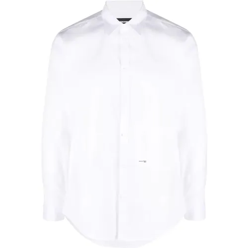 Weiße Hemden für Männer , Herren, Größe: L - Dsquared2 - Modalova