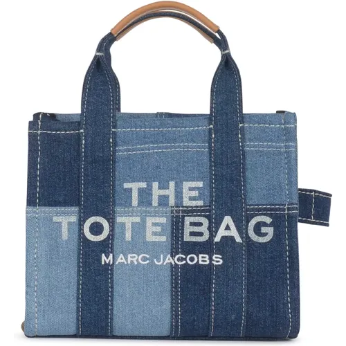 Denim Tote Tasche,Blaue Denim Kleine Tote Tasche - Marc Jacobs - Modalova