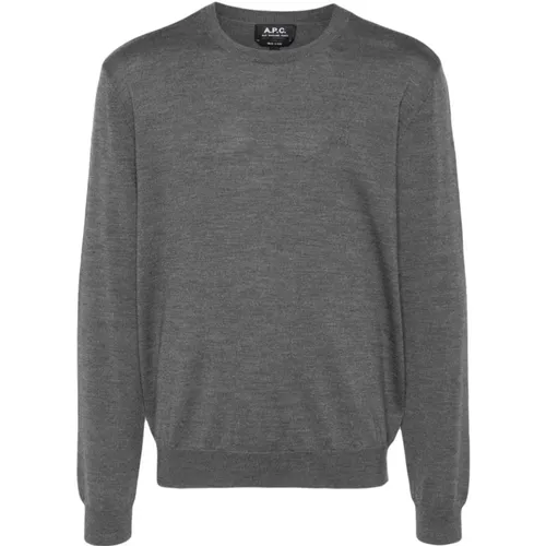 Grey Sweater , male, Sizes: L, S, M - A.p.c. - Modalova