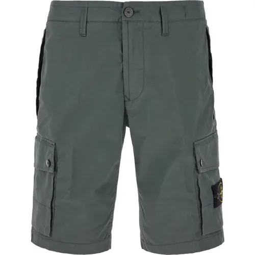 Stylische Bermuda Shorts für Männer , Herren, Größe: W32 - Stone Island - Modalova