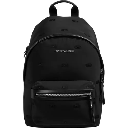 Backpack , male, Sizes: ONE SIZE - Emporio Armani - Modalova