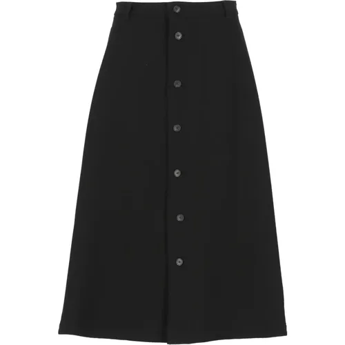 Wool Skirt Women Buttons Pockets , female, Sizes: S, XS, M, L - Ralph Lauren - Modalova