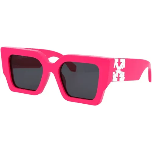 Catalina Sunglasses for Stylish Sun Protection , unisex, Sizes: 55 MM - Off White - Modalova