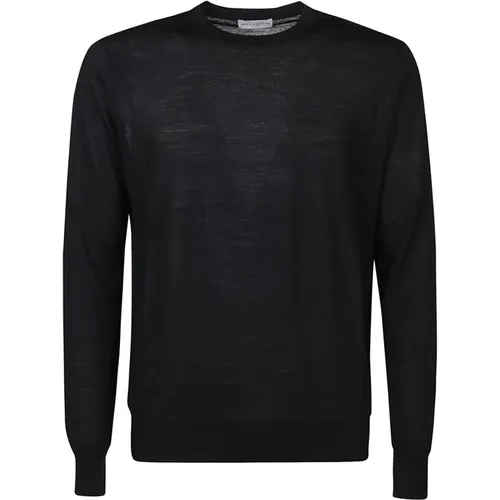 Basolan Plain Roundeck Sweater W2P000 16W02 , male, Sizes: M - Ballantyne - Modalova