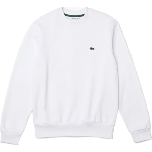 Weiße Pullover für Männer , Herren, Größe: S - Lacoste - Modalova