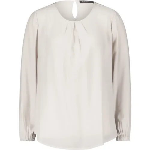 Langarm-Bluse mit Rundhalsausschnitt , Damen, Größe: XL - Betty Barclay - Modalova