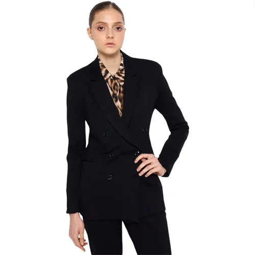 Taillierter Doppelreiher Blazer klassische Revers , Damen, Größe: XS - Silvian Heach - Modalova