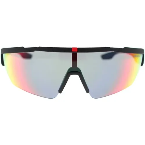 Sporty Wraparound Sunglasses Linea Rossa Ps03Xs , unisex, Sizes: 44 MM - Prada - Modalova