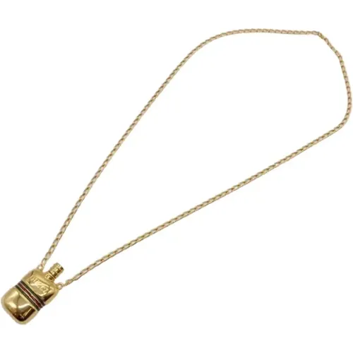 Pre-owned Metal necklaces , female, Sizes: ONE SIZE - Gucci Vintage - Modalova