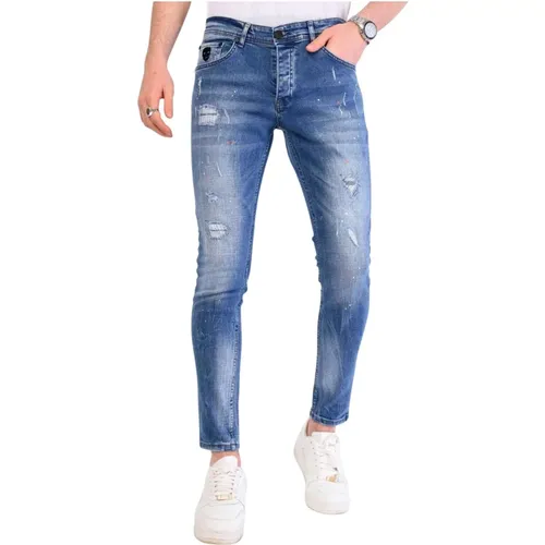 Slim-fit Jeans , male, Sizes: W32, W34, W33, W38, W30, W29, W36 - Local Fanatic - Modalova