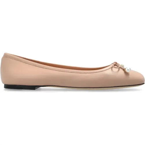 Leder Ballettflats 'Elme' , Damen, Größe: 37 1/2 EU - Jimmy Choo - Modalova