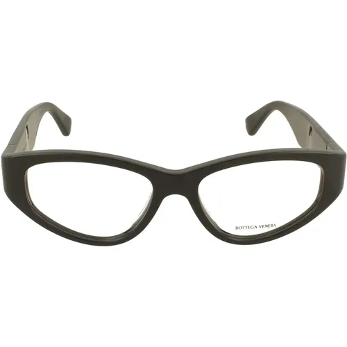 Cat Eye Acetate Glasses , female, Sizes: 52 MM - Bottega Veneta - Modalova