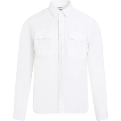 Linen Pocket Shirt , male, Sizes: M, XL, L - C.P. Company - Modalova