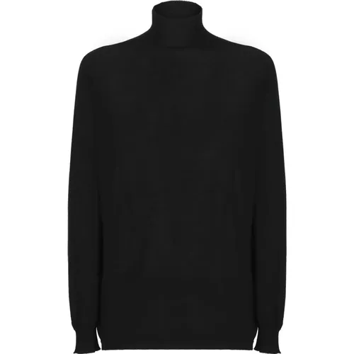 Wool Turtleneck Sweater , male, Sizes: L, M - Rick Owens - Modalova