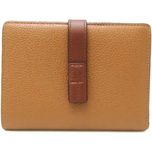 Pre-owned Leather wallets , female, Sizes: ONE SIZE - Loewe Pre-owned - Modalova