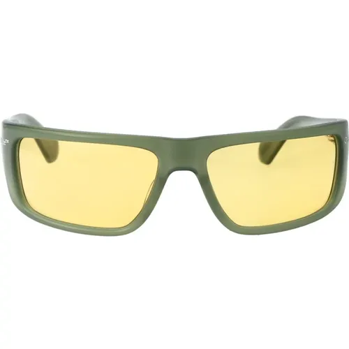 Stylische Bologna Sonnenbrille für den Sommer - Off White - Modalova