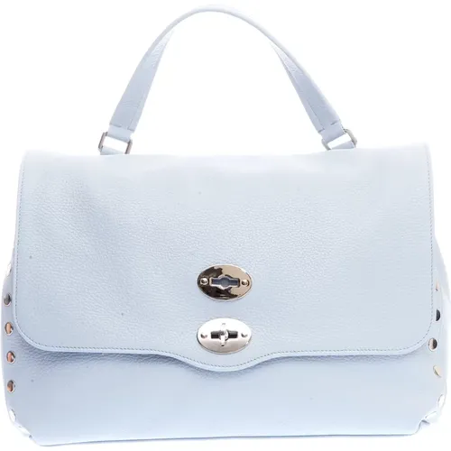 Hellblaue Damenhandtasche , Damen, Größe: ONE Size - Zanellato - Modalova
