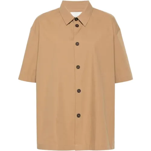 Poplin Texture Classic Collar Shirt , female, Sizes: M, S, 2XS - Studio Nicholson - Modalova