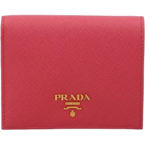 Pre-owned Leather wallets , female, Sizes: ONE SIZE - Prada Vintage - Modalova