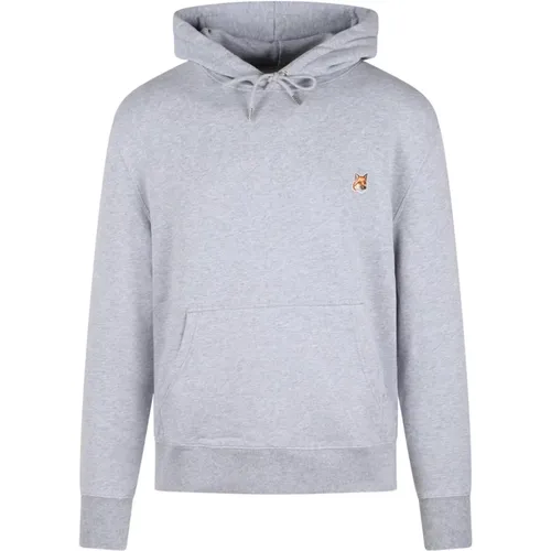 Fox Head Patch Hoodie , Herren, Größe: S - Maison Kitsuné - Modalova