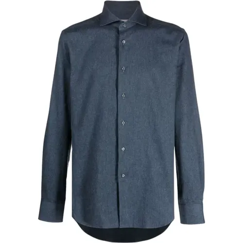 Cotton shirt , male, Sizes: 5XL, 3XL - Corneliani - Modalova