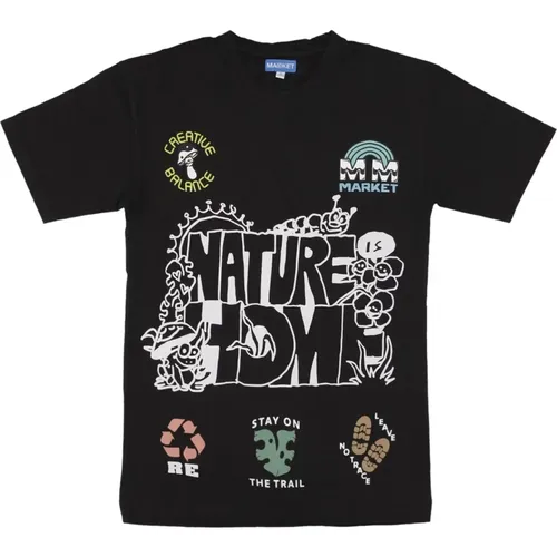 Nature Is Home Tee Vintage , Herren, Größe: M - MARKET - Modalova