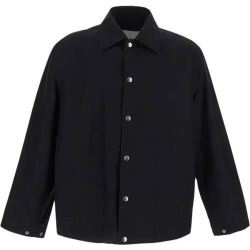 Long Sleeve Cotton Jacket , male, Sizes: 2XL - Jil Sander - Modalova
