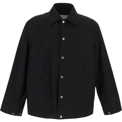 Long Sleeve Cotton Jacket , male, Sizes: M, L, XL - Jil Sander - Modalova