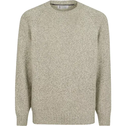 Luxurious Cashmere Knitwear Sweater , male, Sizes: M, L - BRUNELLO CUCINELLI - Modalova