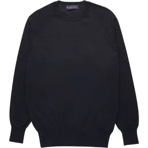 Pullover mit Rundhalsausschnitt , Herren, Größe: L - Brooks Brothers - Modalova