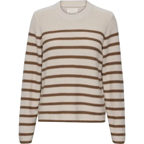 Striped Knit Sweater - Carolynpw Pu Strik 30308062 , female, Sizes: M, S, XL - Part Two - Modalova