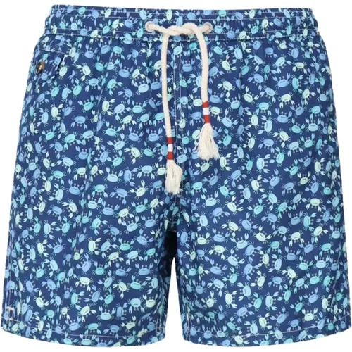 Blue Nylon Drawstring Swimwear , male, Sizes: XL - MC2 Saint Barth - Modalova