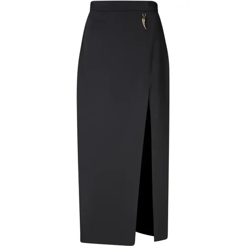 Elegant Asymmetrical Slit Skirt , female, Sizes: 2XS, S - Roberto Cavalli - Modalova