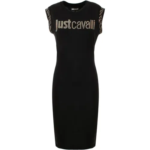 Schwarze Pullover Kleid , Damen, Größe: XS - Just Cavalli - Modalova