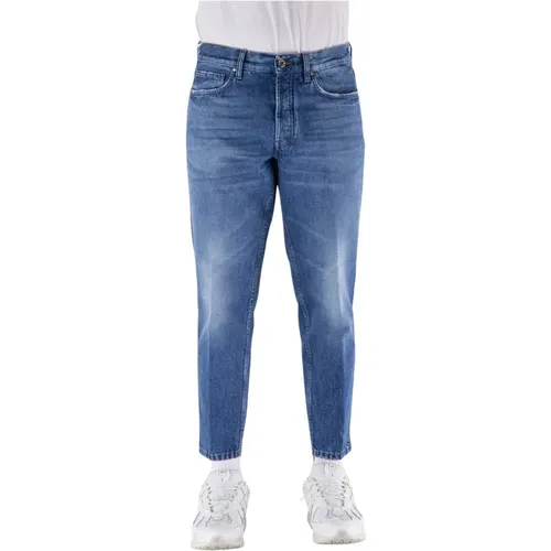 Cropped Jeans , male, Sizes: W34, W35, W30, W29 - Don The Fuller - Modalova