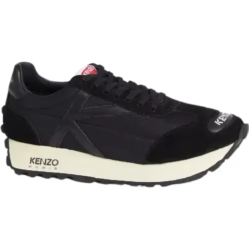 Schwarze stilvolle Sneakers mit Gummisohle , Herren, Größe: 41 EU - Kenzo - Modalova