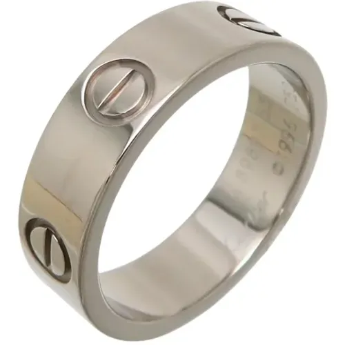 Pre-owned White Gold rings , female, Sizes: ONE SIZE - Cartier Vintage - Modalova