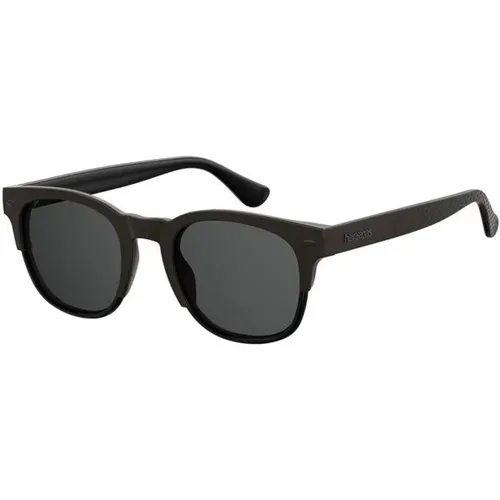 Stylish Unisex Sunglasses with Matt Frame and Light Grey Lenses , unisex, Sizes: 51 MM - Havaianas - Modalova