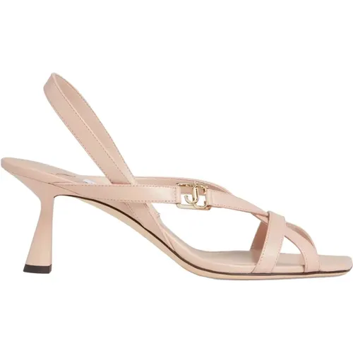 Elegante Ledersandalen , Damen, Größe: 41 EU - Jimmy Choo - Modalova