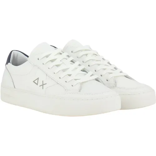 Leather Sneakers with Removable Insole , male, Sizes: 11 UK - Sun68 - Modalova