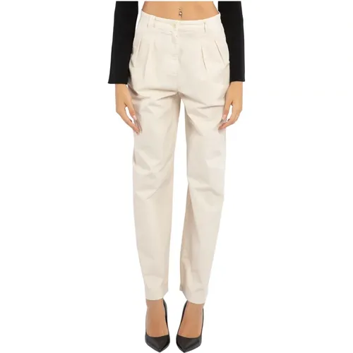 Cream Trousers - French Sizes , female, Sizes: XS - A.p.c. - Modalova