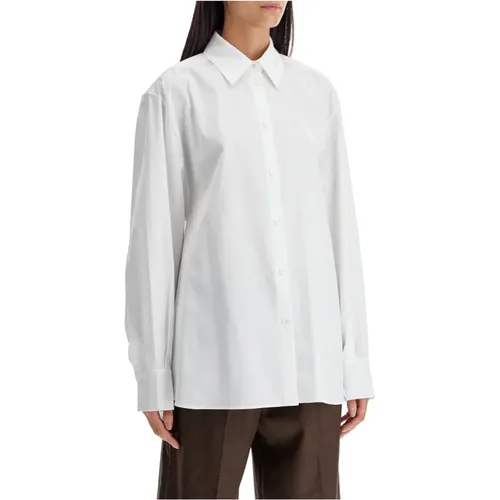 Oversized Boxy Cotton Poplin Shirt , female, Sizes: XS - Magda Butrym - Modalova