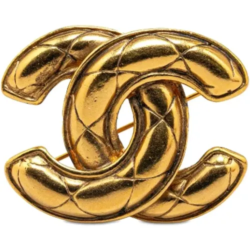 Pre-owned Metal brooches , female, Sizes: ONE SIZE - Chanel Vintage - Modalova