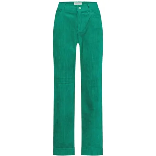 CorduroyStraight Trousers , female, Sizes: XS, S, M - Fabienne Chapot - Modalova