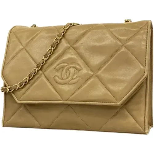 Pre-owned Leather chanel-bags , female, Sizes: ONE SIZE - Chanel Vintage - Modalova